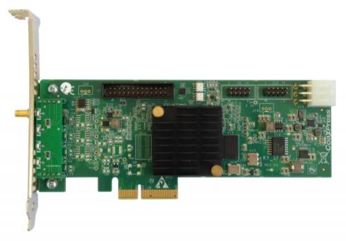 Kaya KY-FGP-100 Predator PCIe Gen2 x4 low profile PCIe card with CoaXPress 1.0 and 1.1 interface standard.
